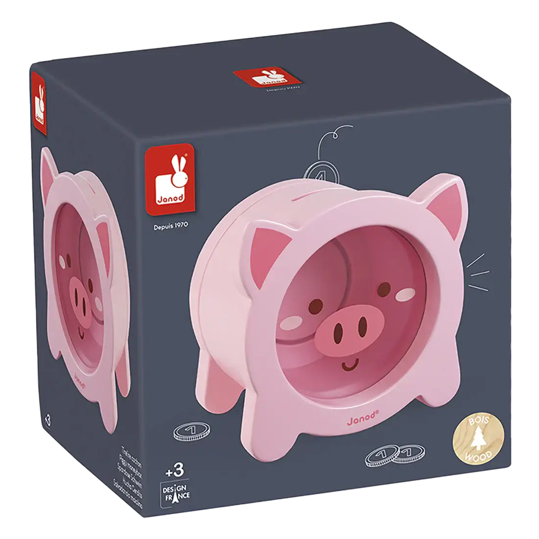 Tirelire <br />Cochon Nain qui bave