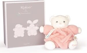 Kaloo Plume Soft Toy - Powder Pink Chubby Bear (Small)