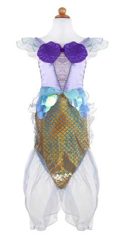 Lilac Mermaid Dress with Headband 5-6 ans