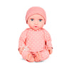 LullaBaby - Poupée bébé 35.5 cm - Pyjama rose à imprimé cœurs