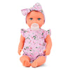 LullaBaby - Poupée bébé 35.5 cm - Tenue fleurie