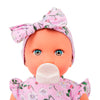 LullaBaby - Poupée bébé 35.5 cm - Tenue fleurie