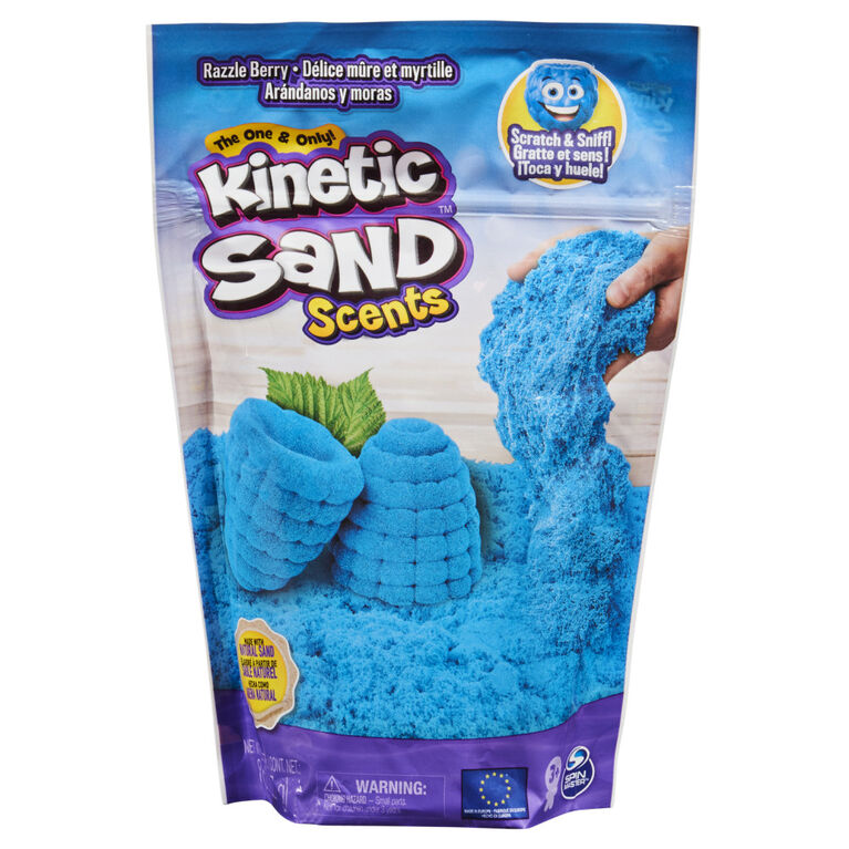 Kinetic Sand - 8 oz Sac de sable parfumé Mûre et Myrtilles