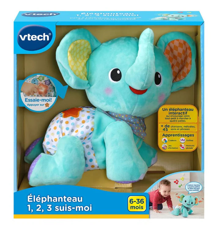 Vtech-Éléphanteau 1, 2, 3, suis-moi