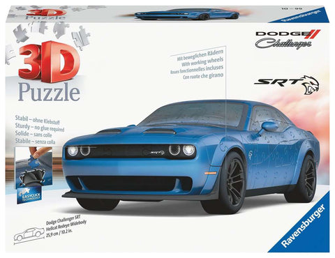 3D puzzle-Dodge challenger