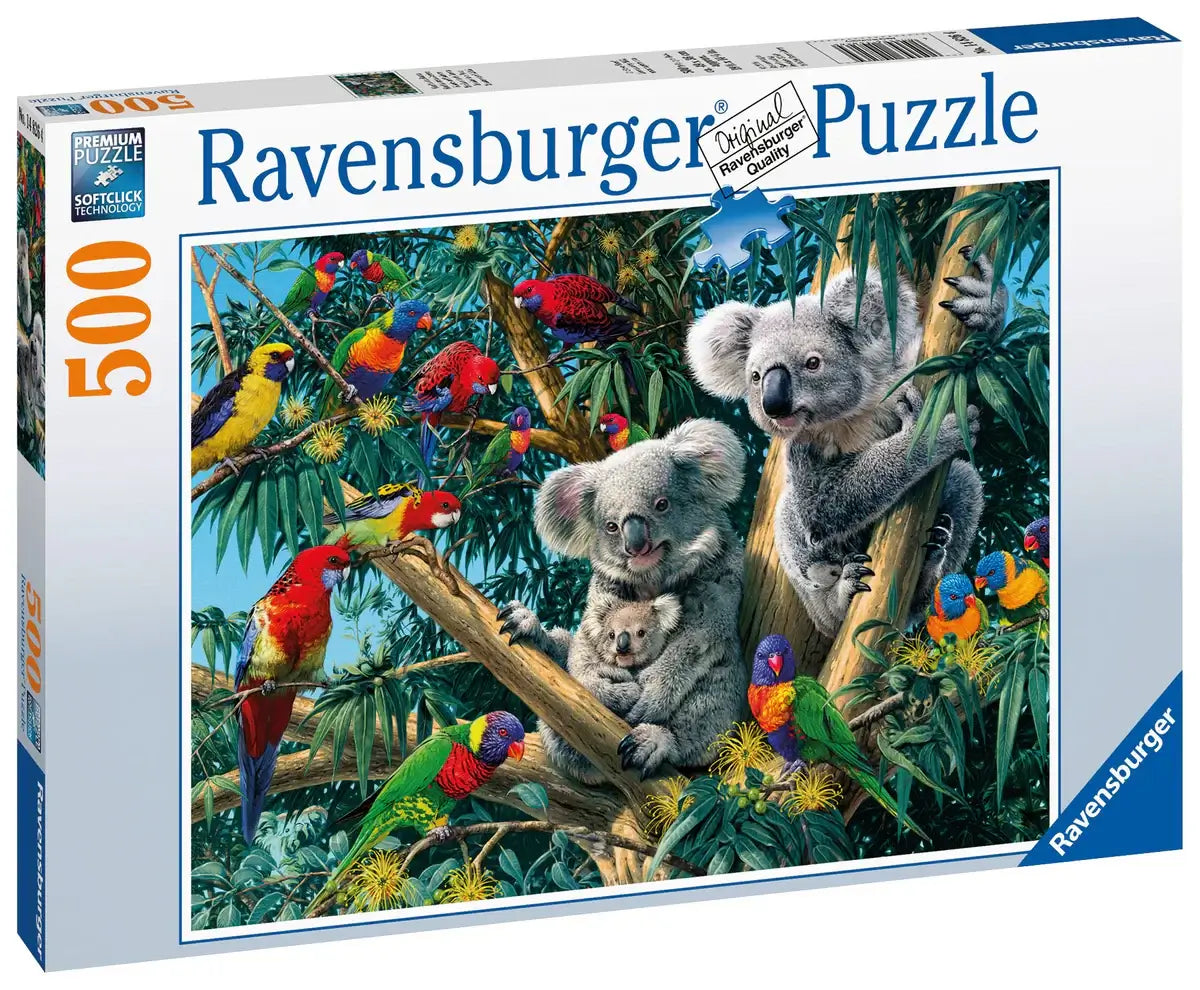 Ravensburger- Puzzle Koalas dans un arbre Casse-tête de 500 pièces