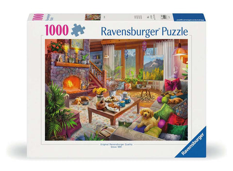 Ravensburger-cozy cabin 1000 mcx