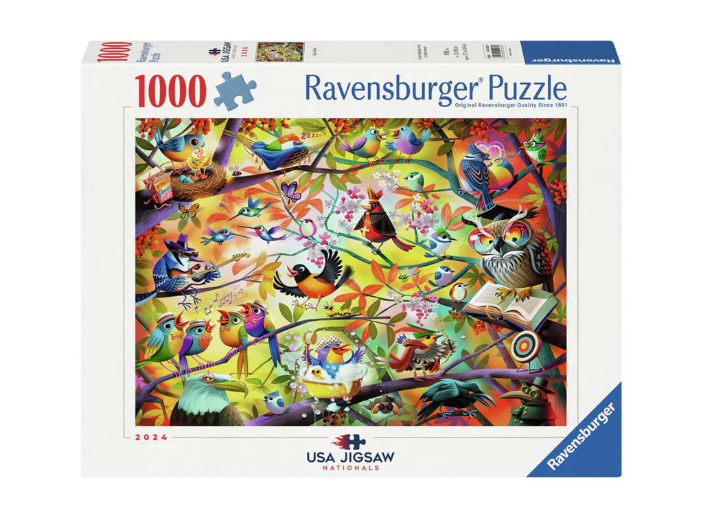 Busy Birdies (1000 Pieces) - Dean Macadam