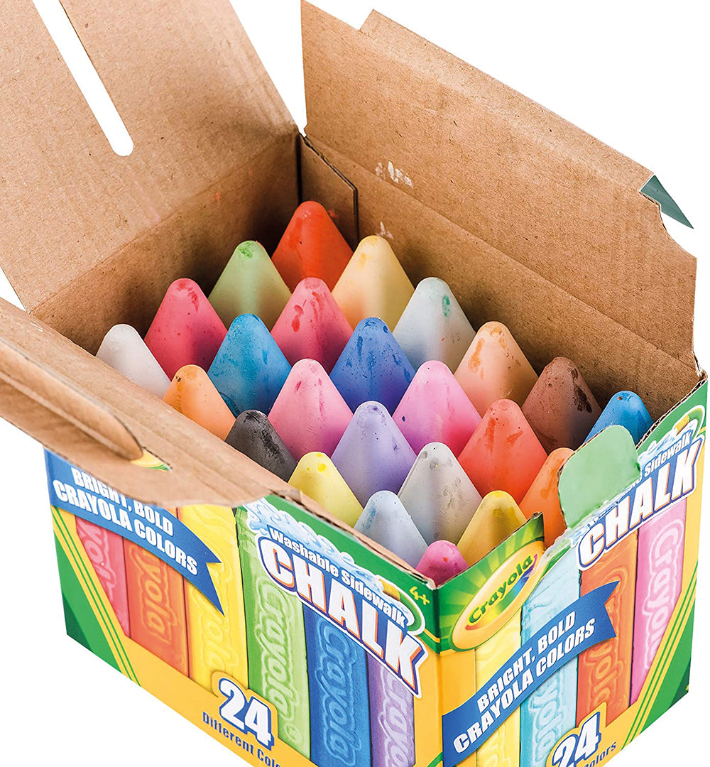 Crayola - Box of 24 sidewalk chalks