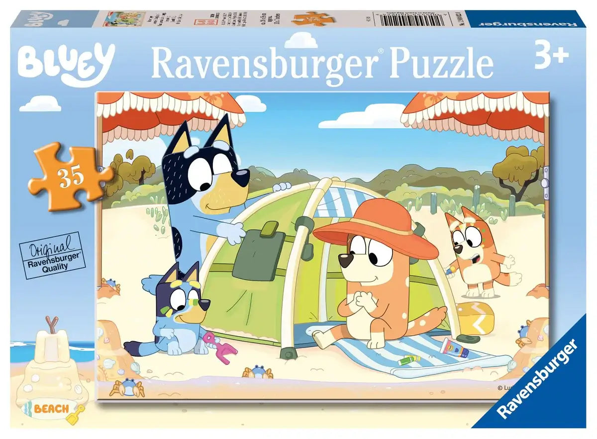 Bluey à la plage 35 pièces
