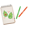 Ooly - Yummy Yummy Crayons parfumés rétractables