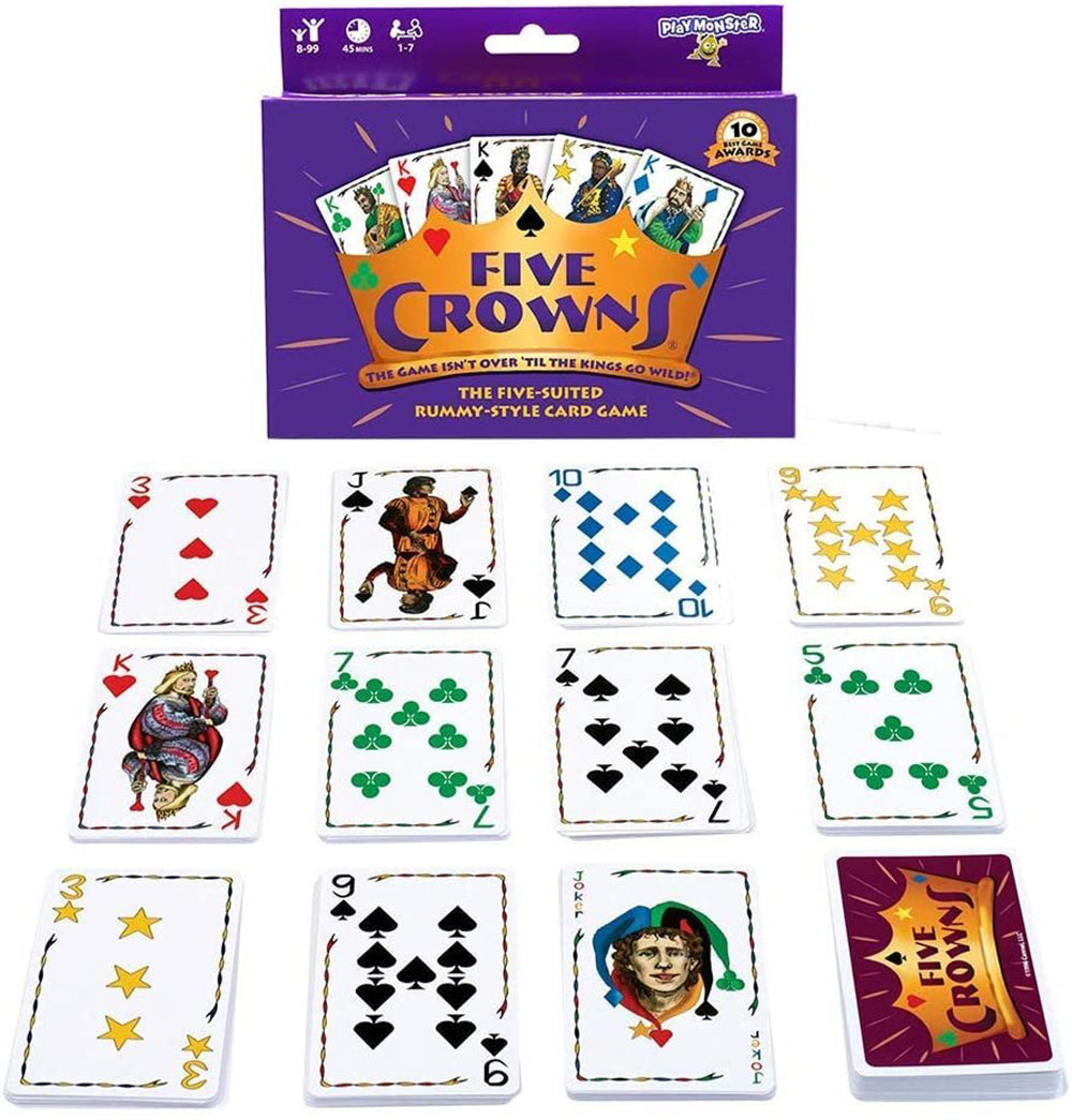 Jeu de cartes Five Crowns - Version bilingue