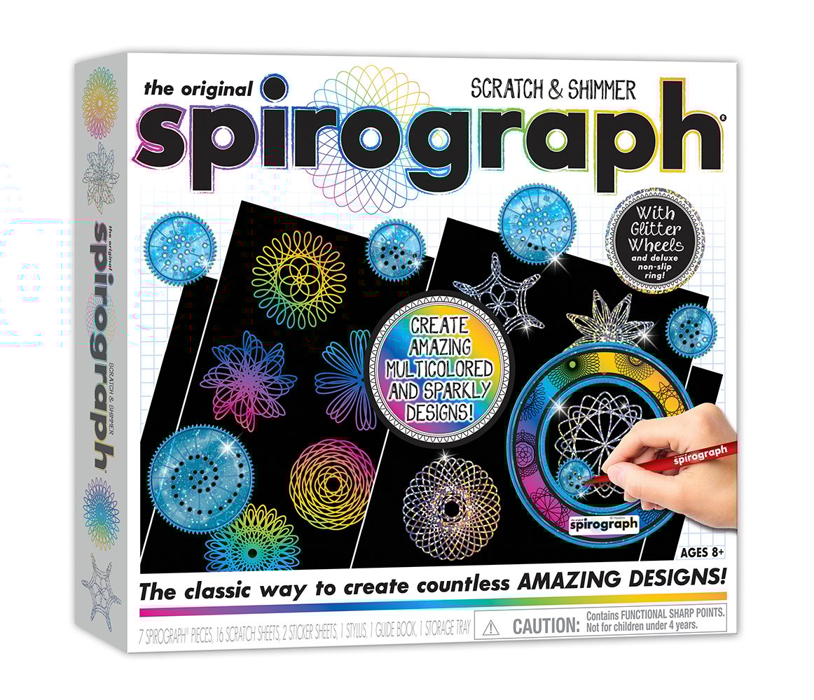 Spirograph - Scratch & Shimmer - Version bilingue