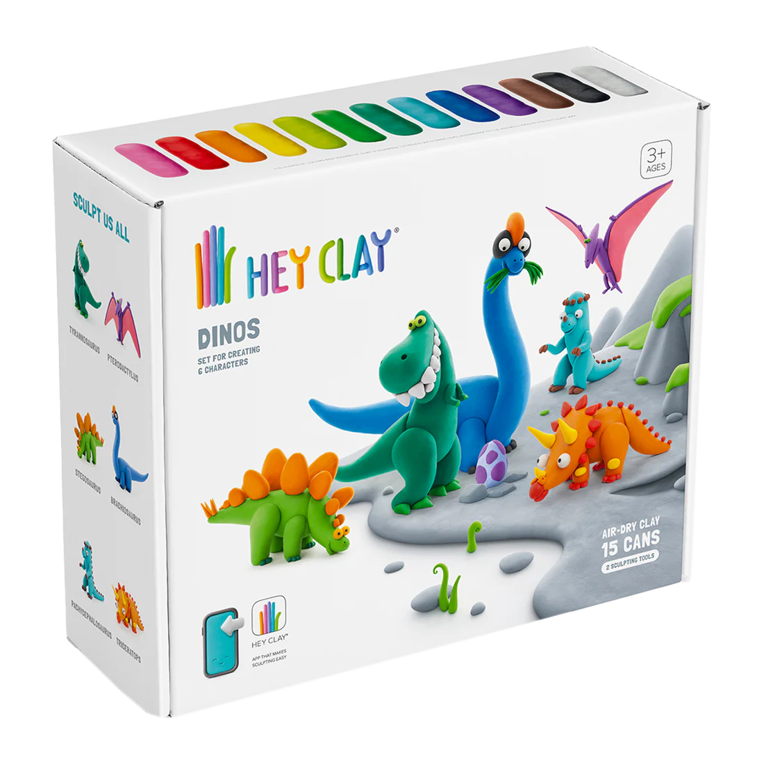 CLAY SET - DINOS