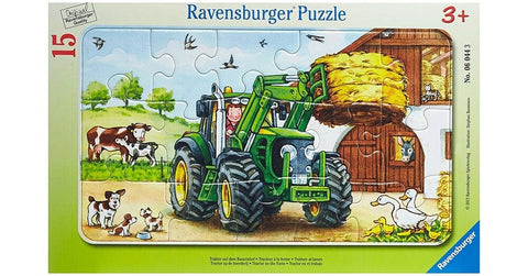 15 pcs farm truck puzzle