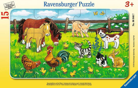 puzzle 15 mcx cheval et animaux