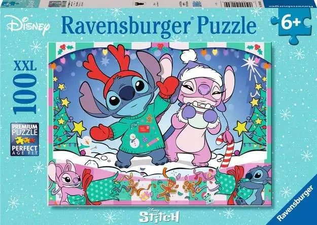 Ravensburger - Disney - Stitch Noël (100 Pièces) VENTE FINALE