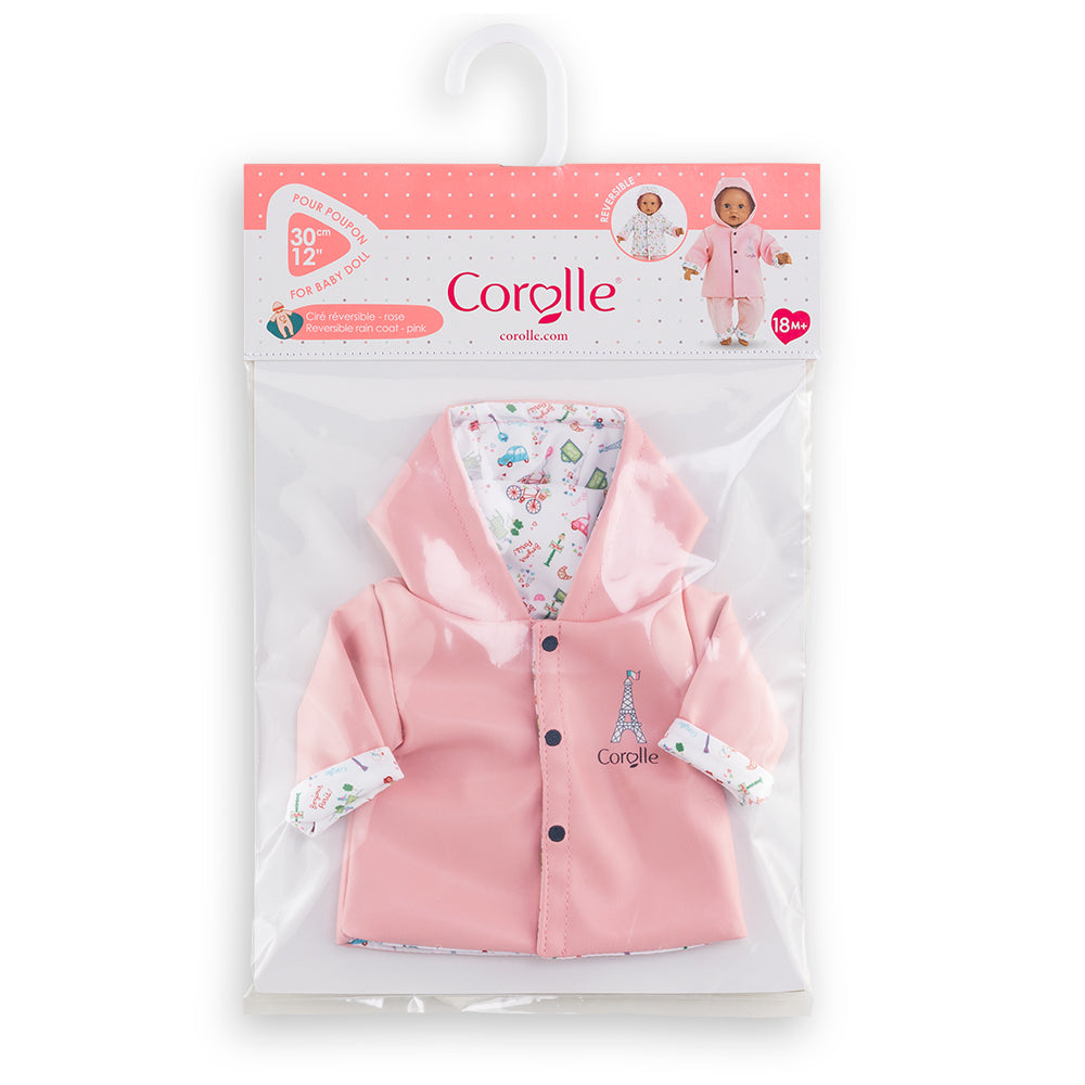 Corolle-Clothing 30 cm/12" - Weekend in Paris - Reversible raincoat