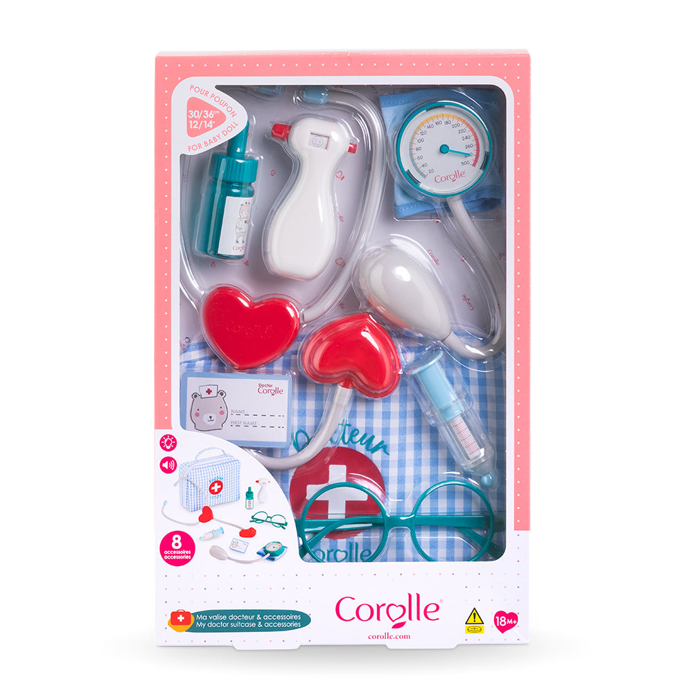 Corolle-Accessoires 30-36-42 cm - Grand coffret docteur