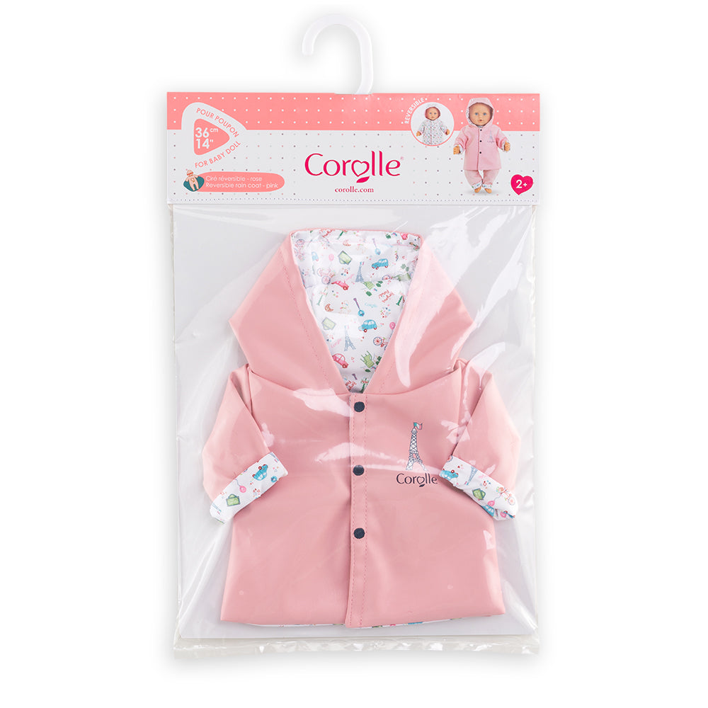 Corolle-Vêtements 36 cm - Week-end à Paris - Imperméable réversible