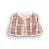 Ensemble hiver petit explorateur Corolle, gilet réversible à carreaux pour poupées de 36 cm.