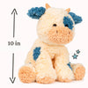GUND Cozys™ - Vache en peluche 25,5 cm