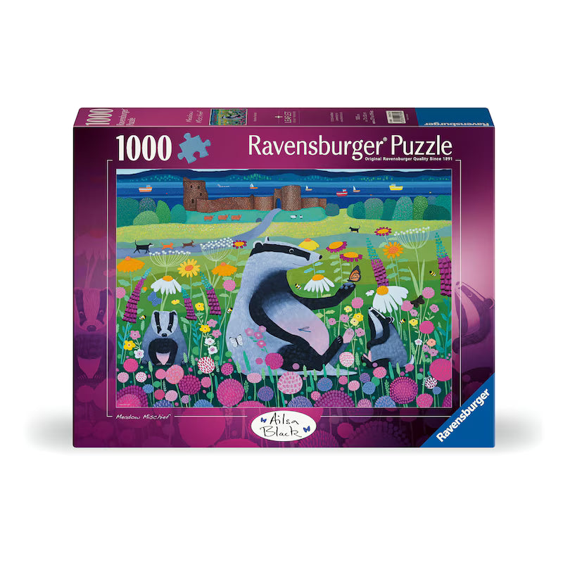 Ravensburger- casse tete Prairie Malicieuse Puzzle 1000 mcx