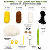 KIT DIY PORTE-CLÉS CROCHET – BANANE