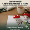 KIT DIY PORTE-CLÉS CROCHET – MINI CHAMPIGNON