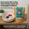 KIT DIY PORTE-CLÉS CROCHET – MINI CHAMPIGNON