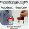 KIT DIY PORTE-CLÉS CROCHET – MINI CHAMPIGNON