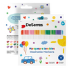 Crayons marqueurs pour enfants DeSerres 18 couleurs | Couleurs vives et sécuritaires