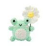 KIT DIY CROCHET FIL PELUCHEUX- GRENOUILLE