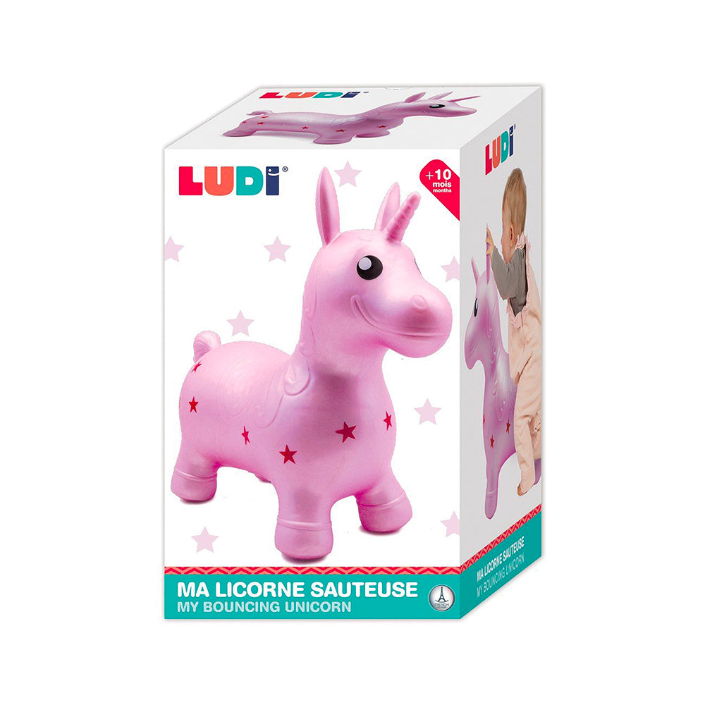 LUDI - My jumping unicorn Pink