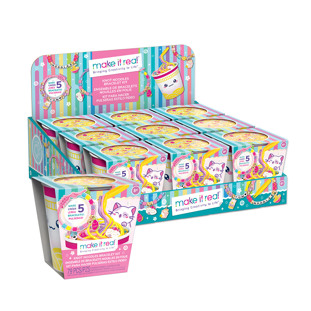 Make it real-Trousse bracelets noués nouille, assortiment
