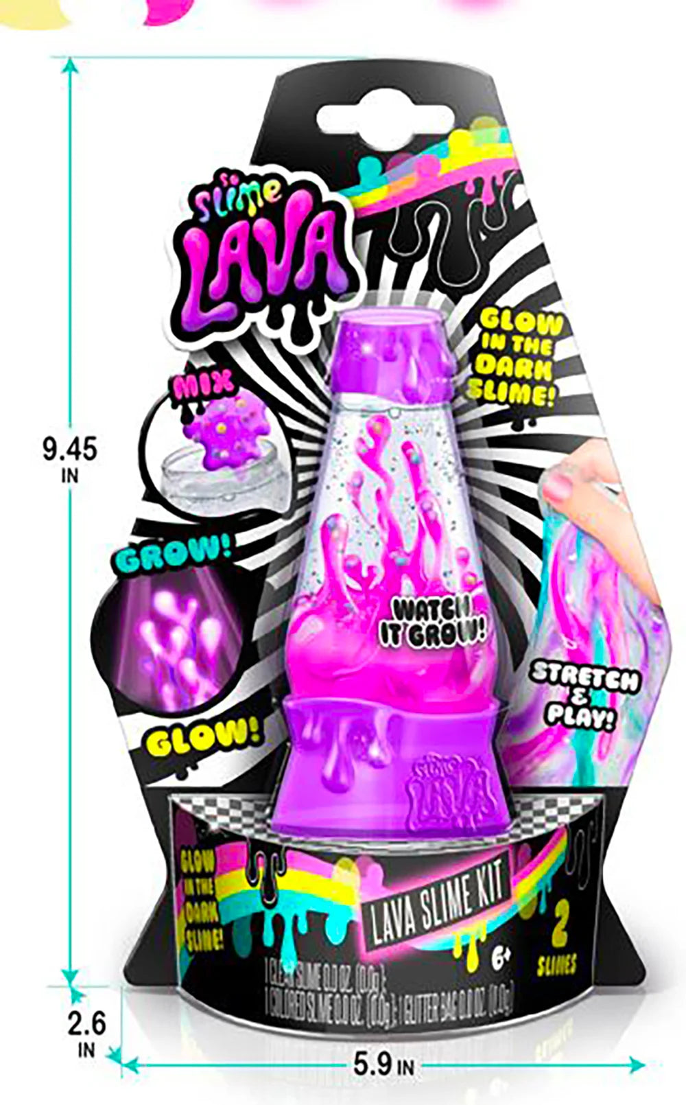 So slime Lava - Fluffy slime in a bag - Single packaging