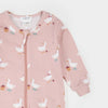 Dormeuse LunaKnit rose primevère à imprimé canards