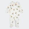 Dormeur bébé pelleteuses 24 mois en imprimé pelleteuses, pyjama pour bébé avec fermeture éclair.