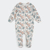 dormeuse bébé imprimé fleurs avec motif de fleurs printanières, idéale pour les siestes de bébé