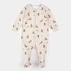 Organic cotton sleepsuit with bunny feet print – Baby 24 months
