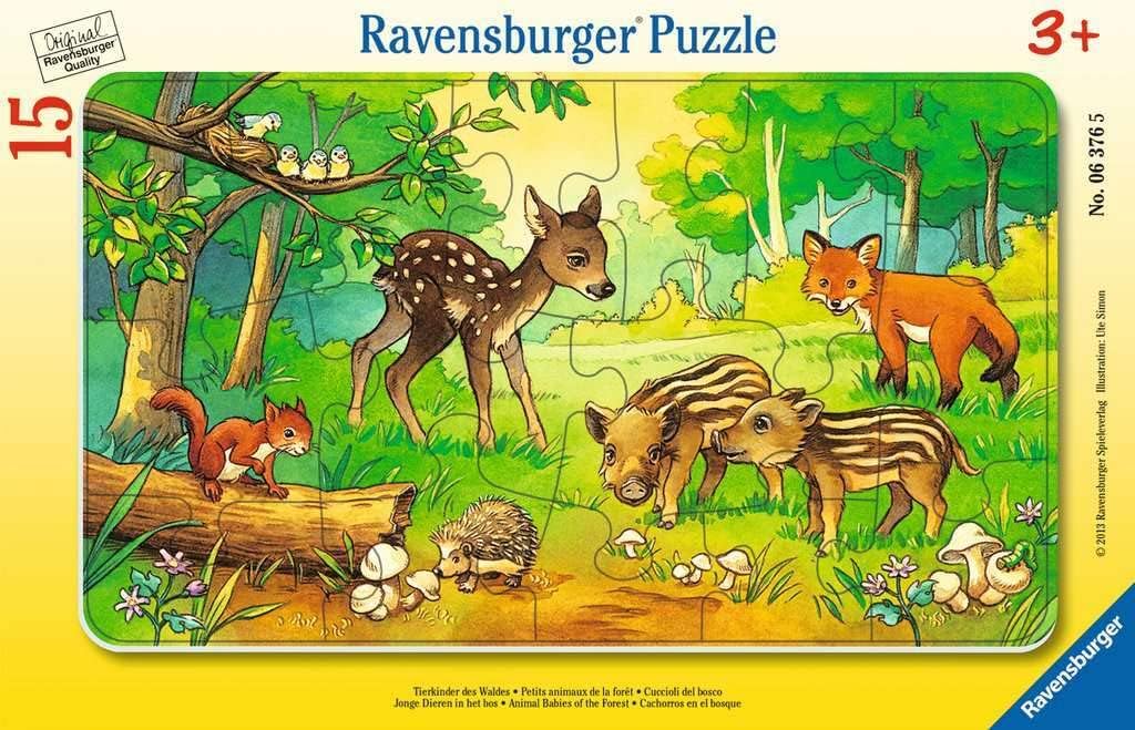 puzzle. 15 pcs forest