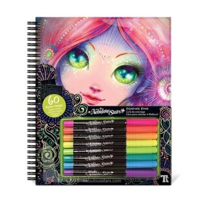 Nebulous Stars: Black Pages Coloring Book – Corelia