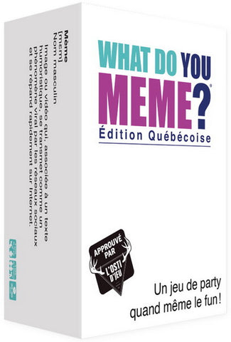 What Do You Meme? Quebec Edition