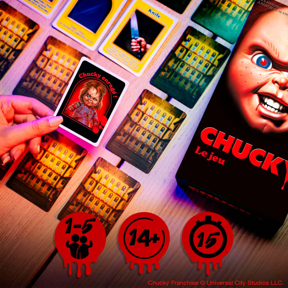 Jeu Chucky The Game version française - Jeu de plateau | 14+ ans / 1 à 5 joueurs / 15 min