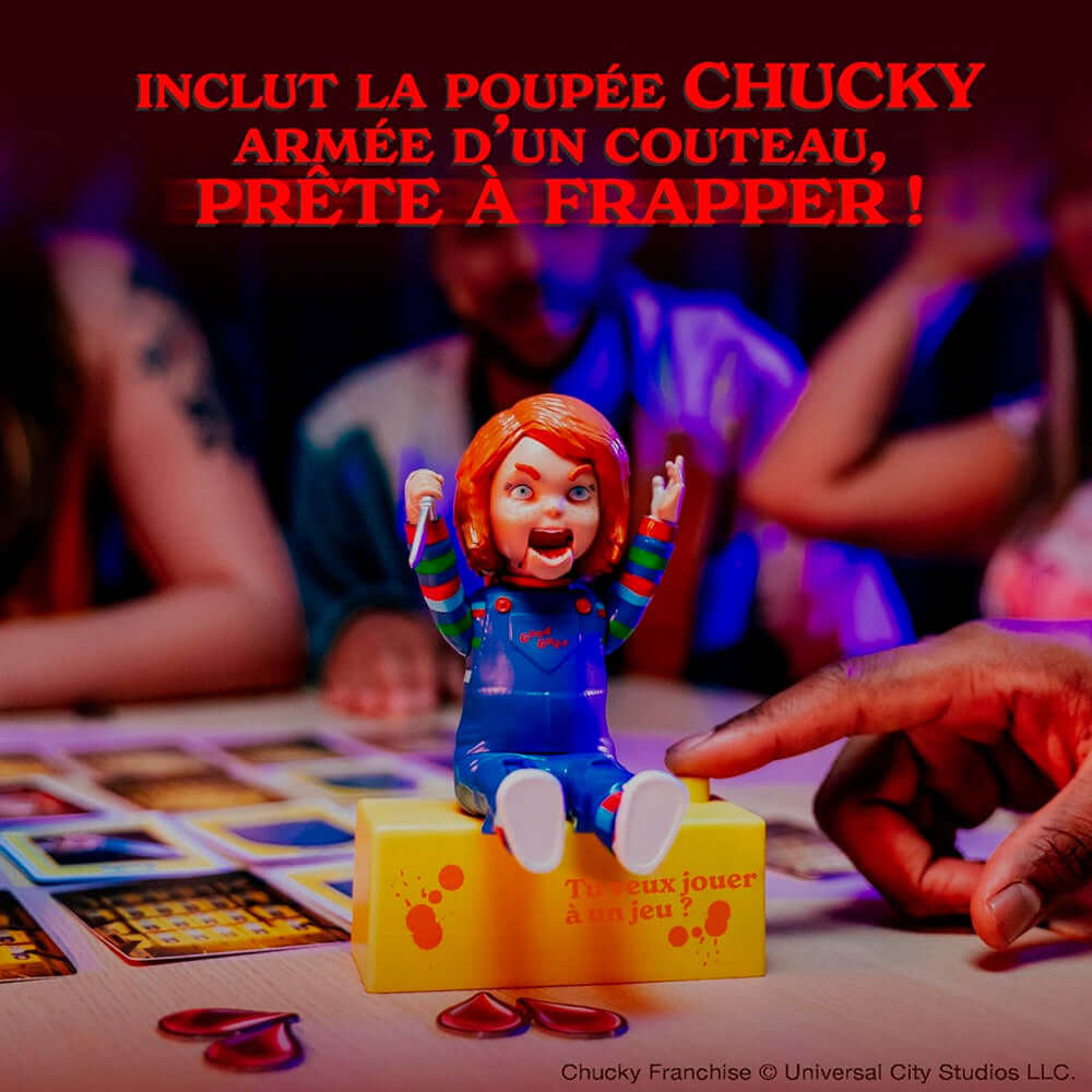Jeu Chucky The Game version française - Jeu de plateau | Boutique de jeux Chat Perché à Saint-Lambert