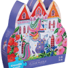 puzzle château licorne 36 pièces enfants dans un design coloré de Crocodile Creek.