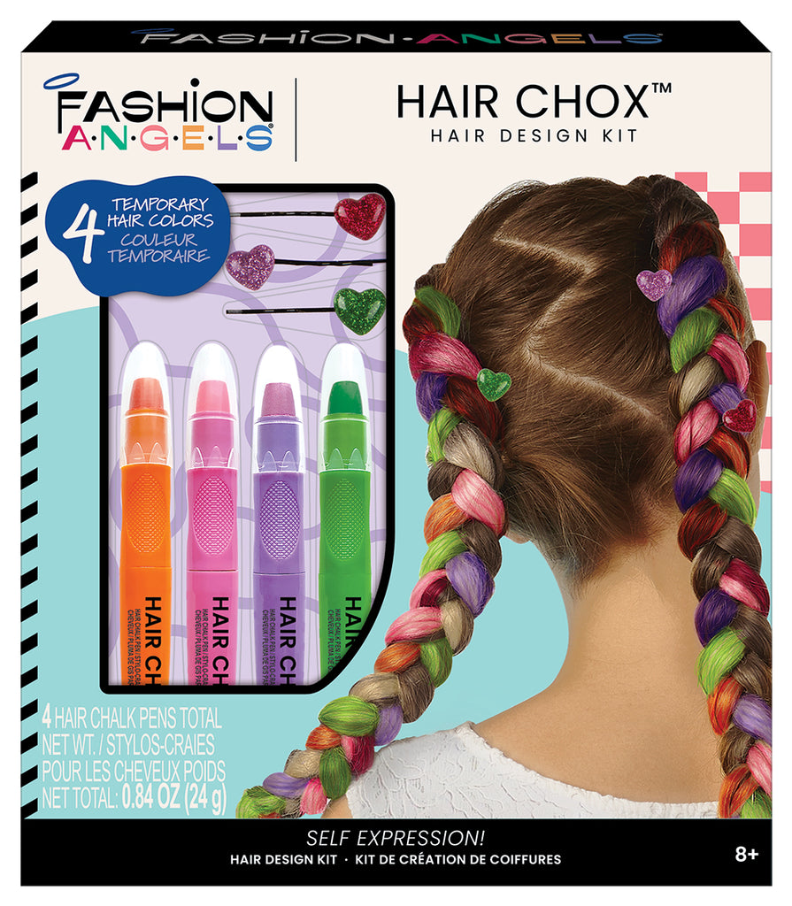 Fashion Angels - Hair Chox - Kit de création de coiffures -