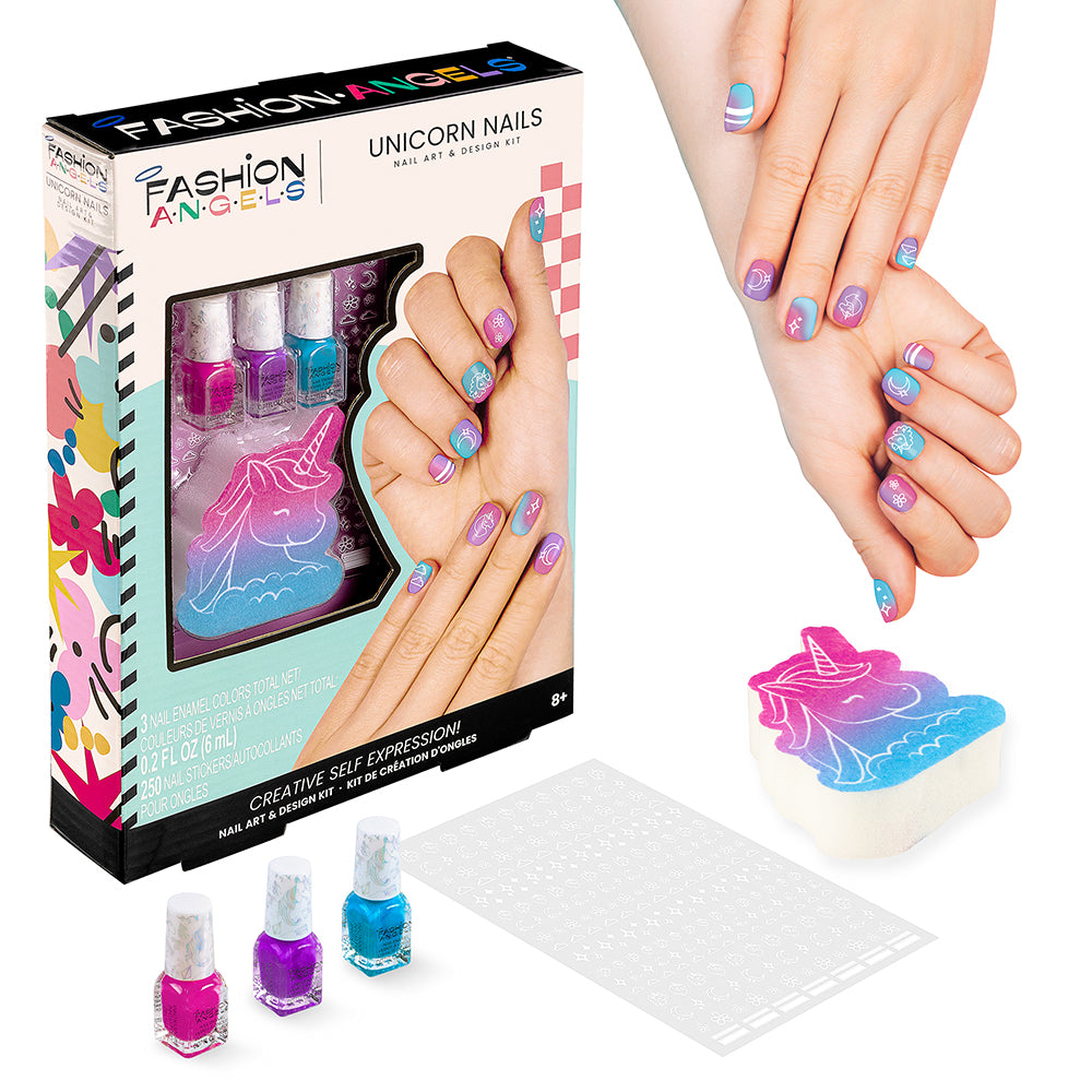 Fashion Angels - Kit de création d'ongles Licorne