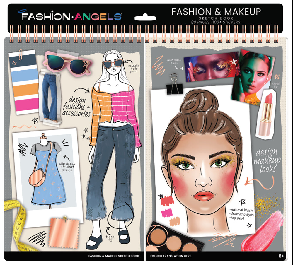 Fashion Angels - Carnet de croquis de mode et de maquillage