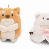Peluche mymochi- chien avec boba et costume ours polaire
